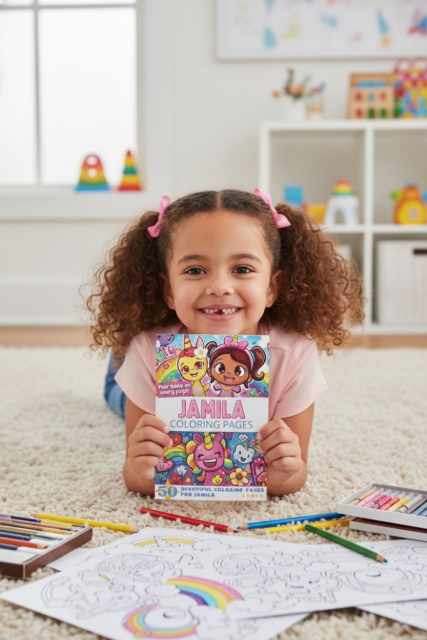 Jamila personal coloring pages