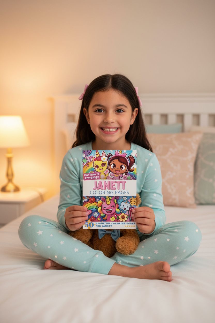 Janett personal coloring pages