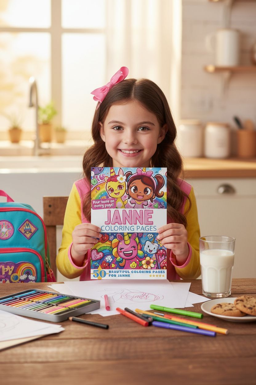 Janne personal coloring pages