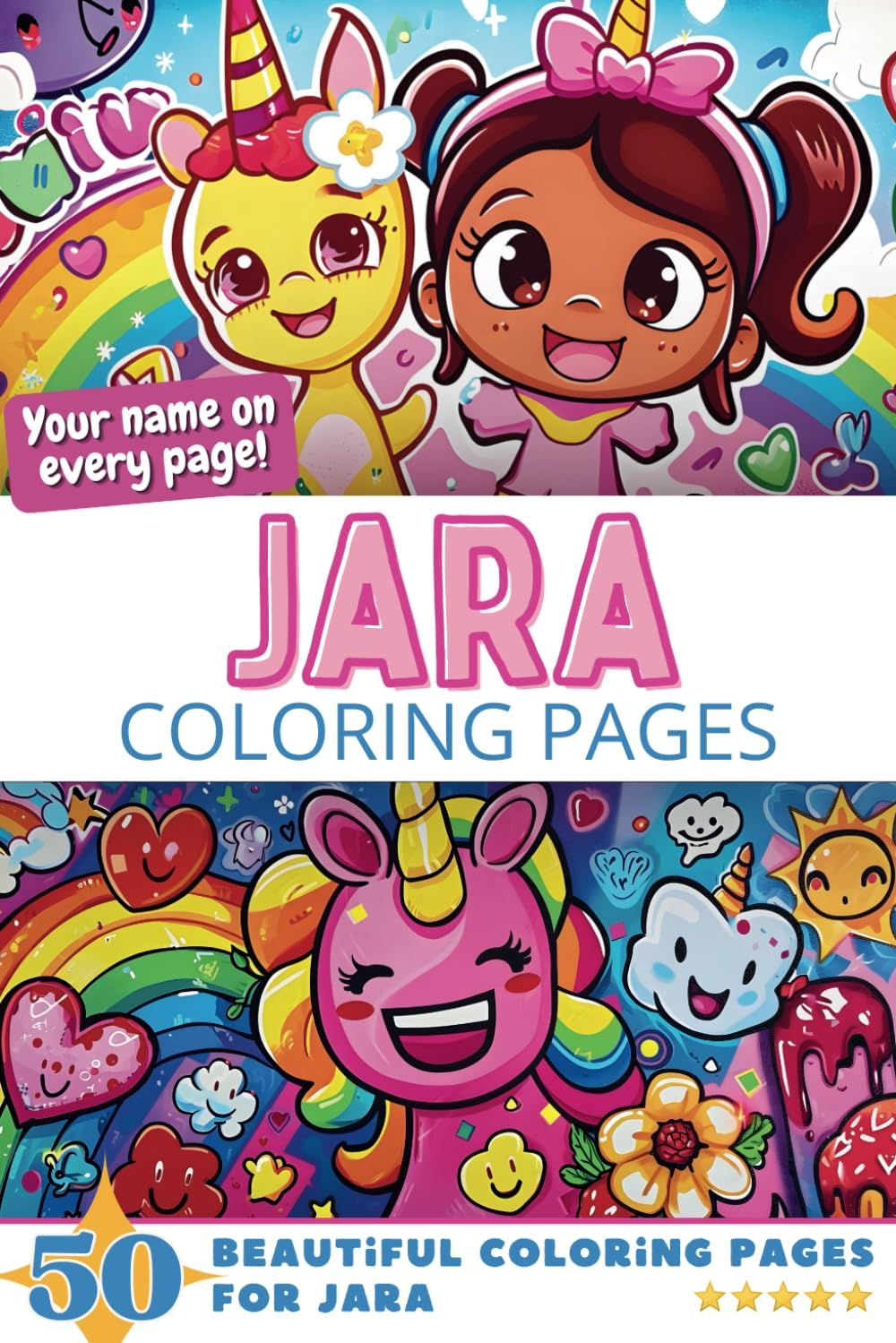 Jara Coloring Book Cover