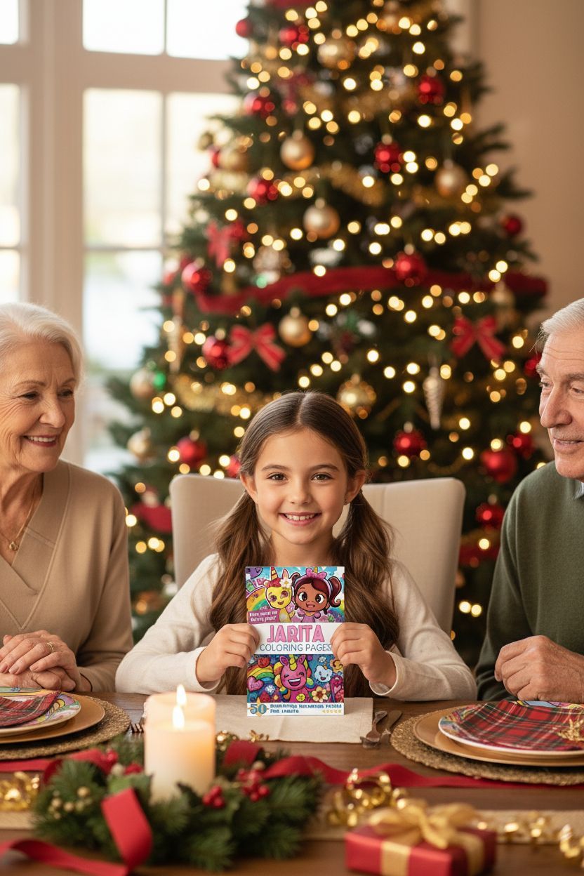 Jarita Christmas coloring pages gift