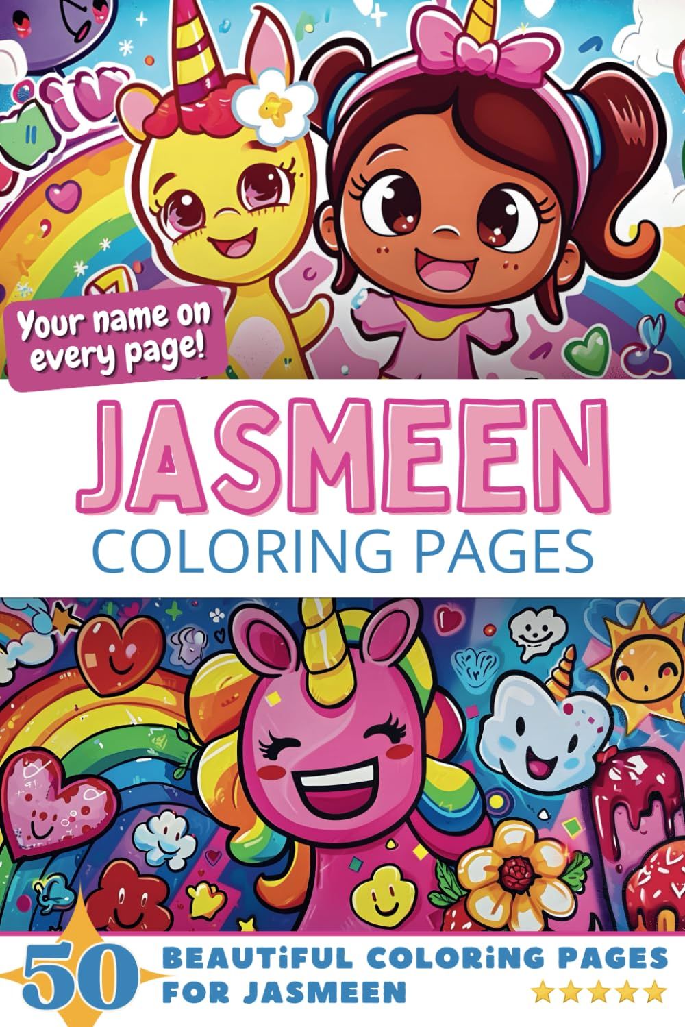 Jasmeen Coloring Book Cover