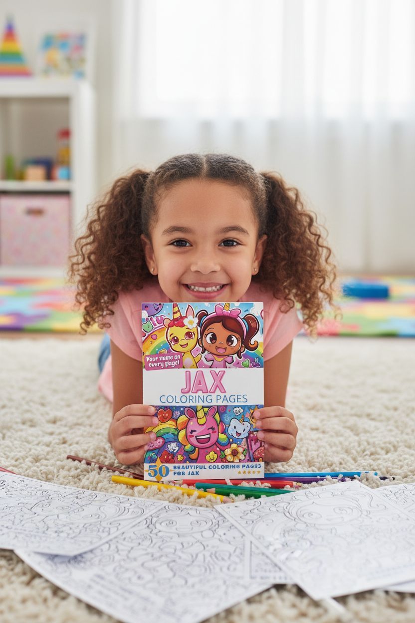 Jax personal coloring pages