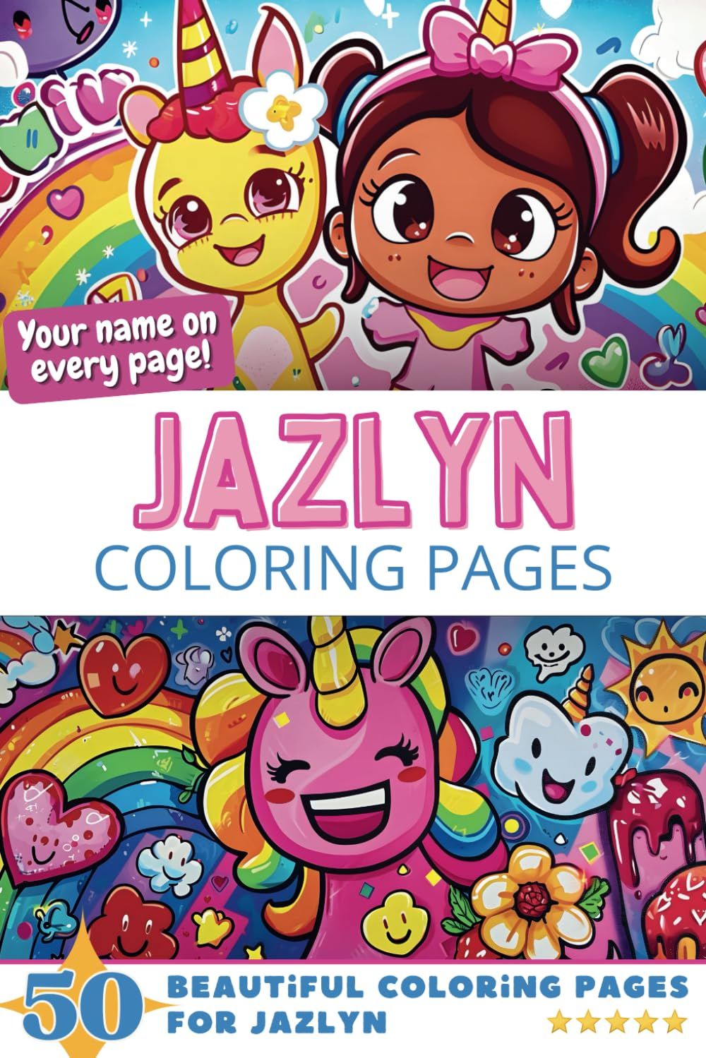 Jazlyn Coloring Pages Cover
