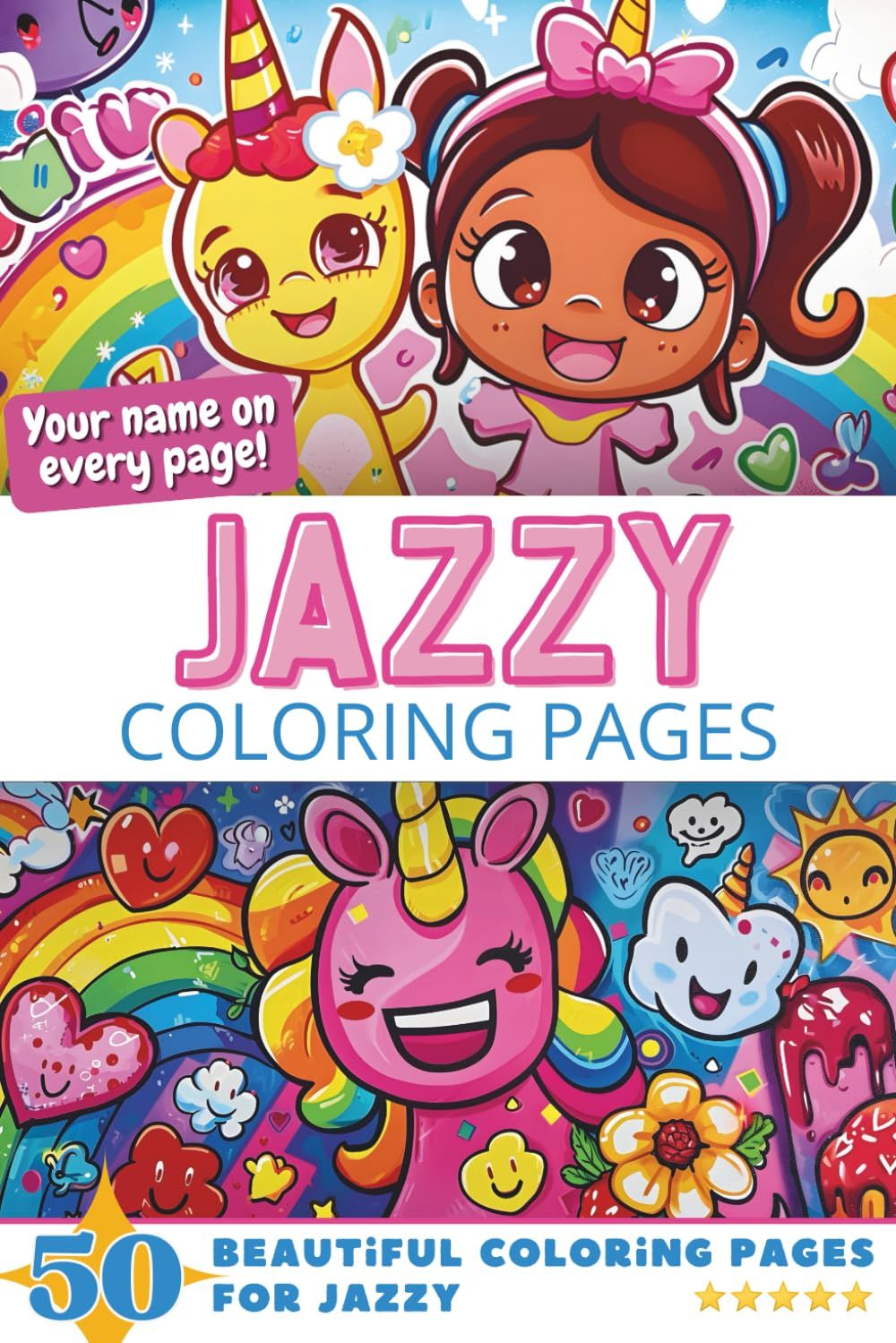 Jazzy Coloring Pages Cover