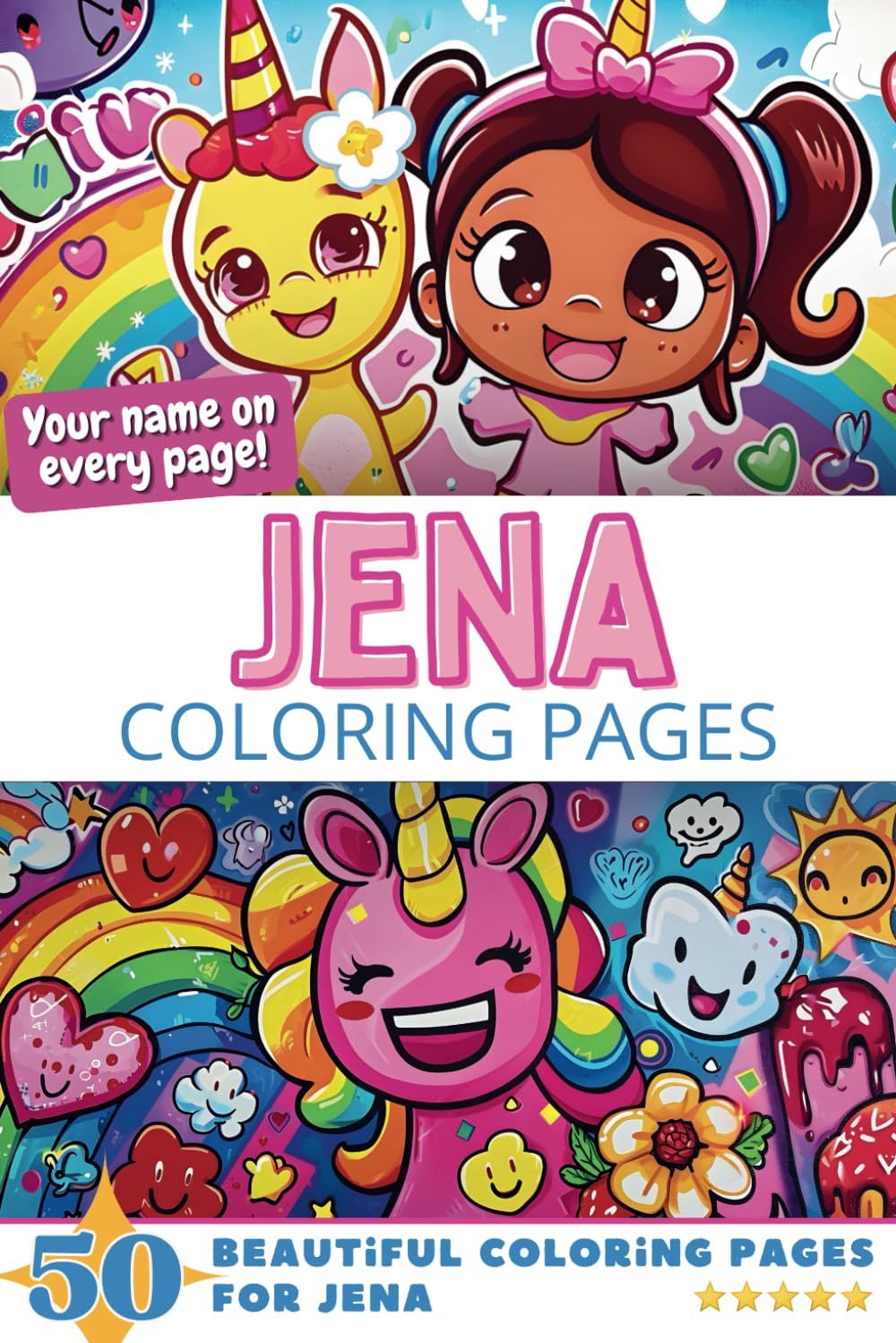 Jena Coloring Book Cover
