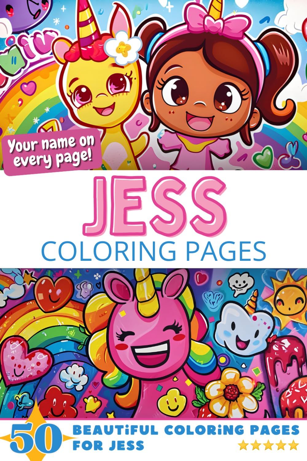 Jess Coloring Pages Cover