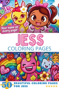 Jess Coloring Book Cover