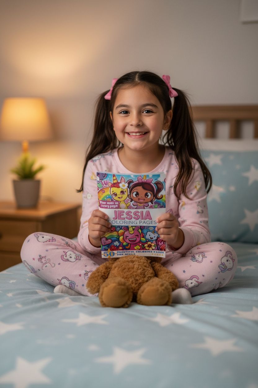 Jessia personal coloring pages