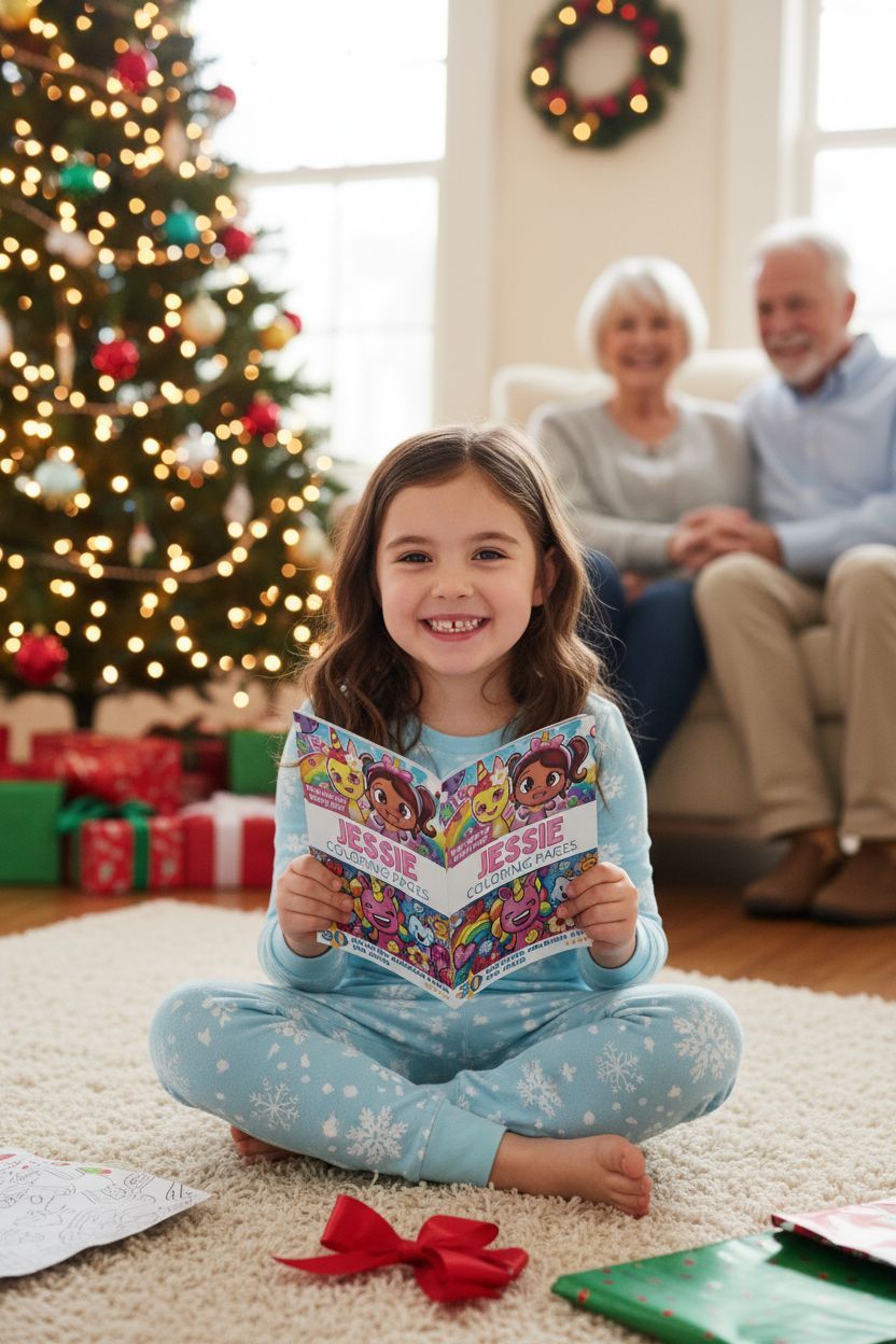 Jessie Christmas coloring pages gift