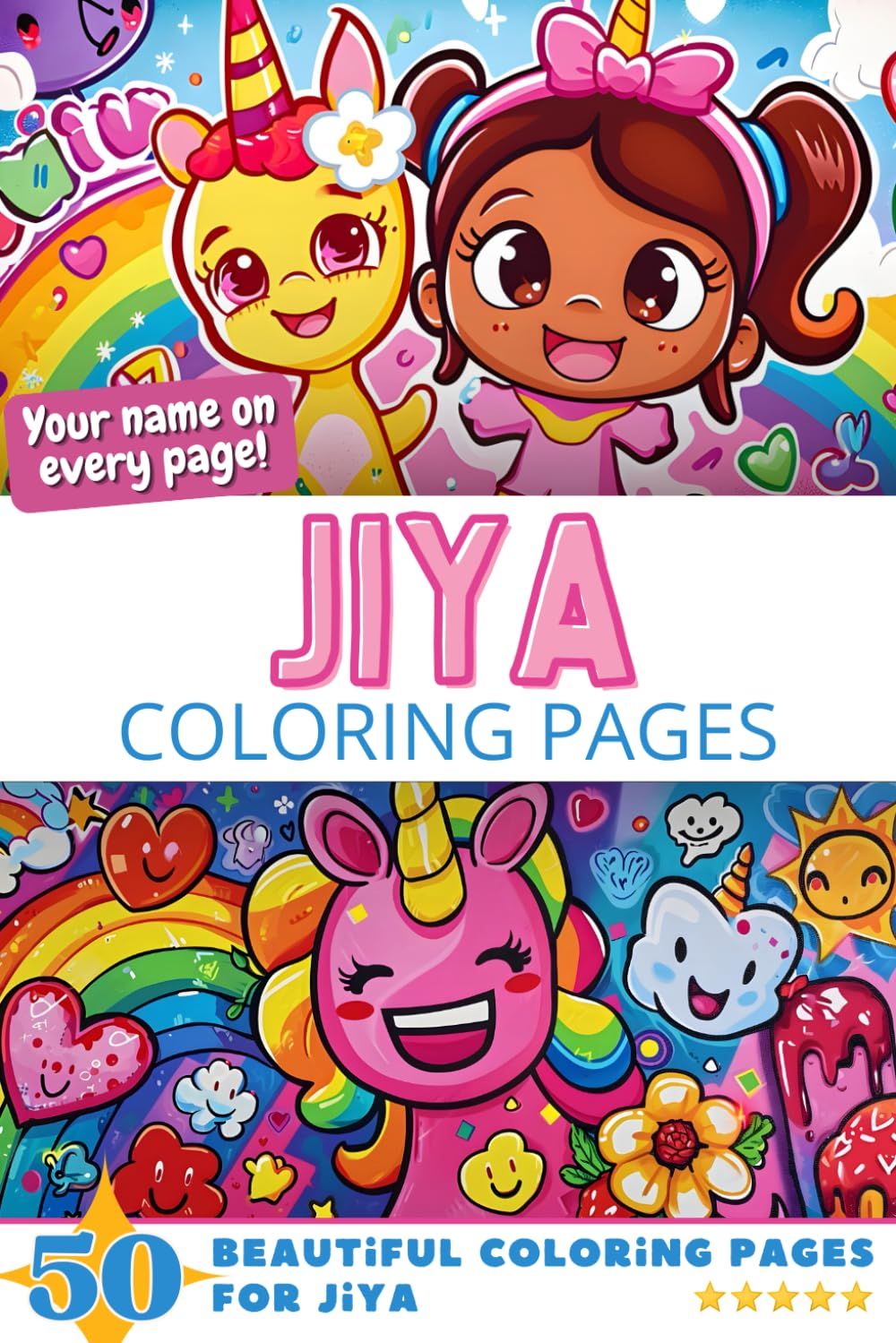 Jiya Coloring Book Cover