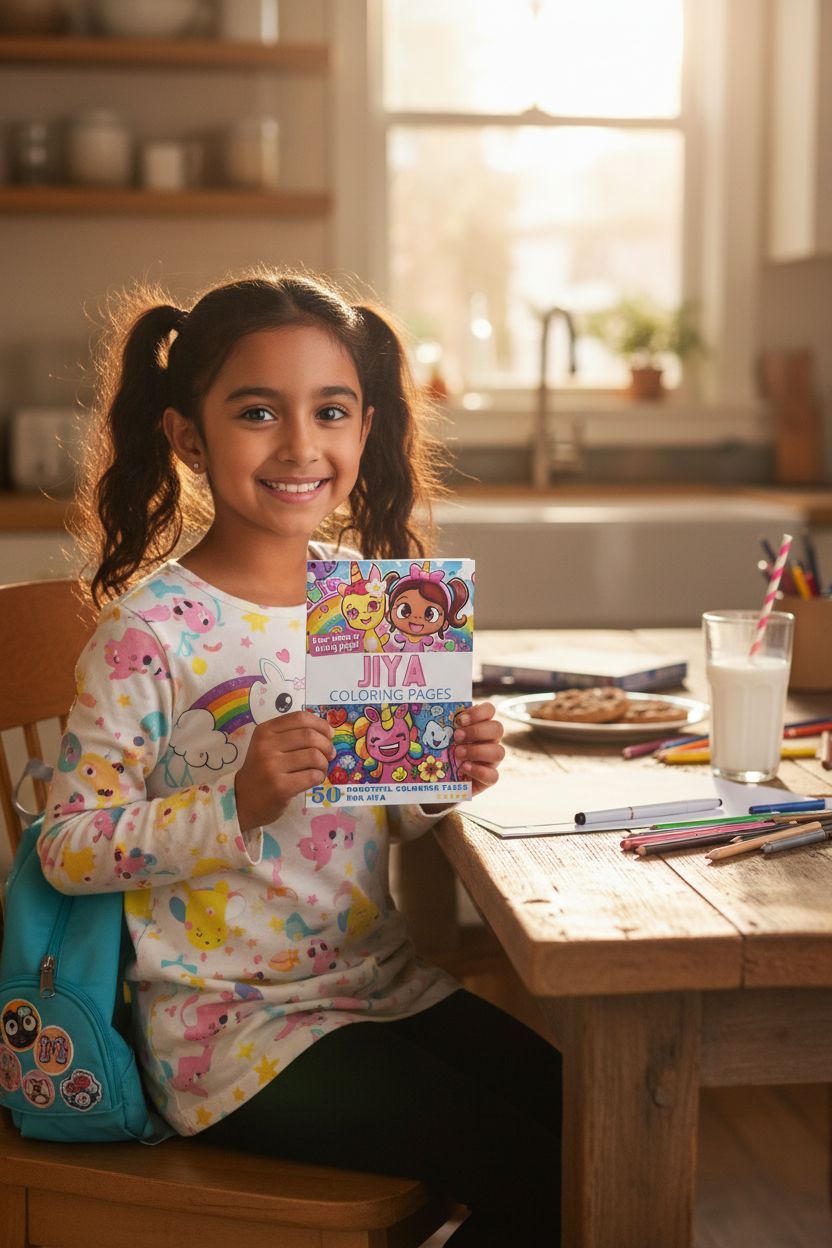 Jiya personal coloring pages