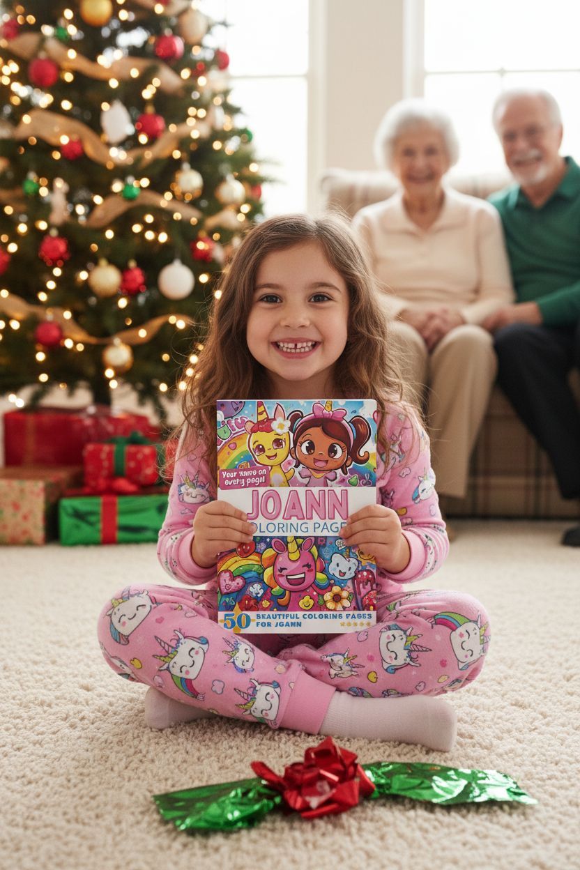 Joann Christmas coloring pages gift