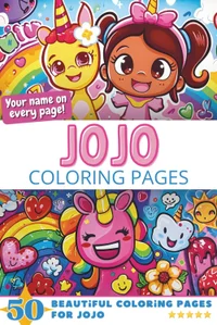 Jojo Coloring Book Cover