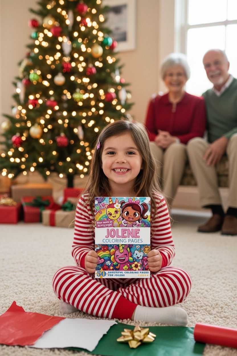 Jolene Christmas coloring pages gift