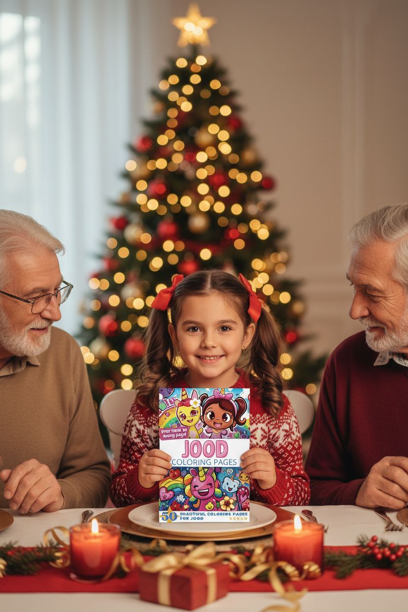 Jood Christmas coloring pages gift