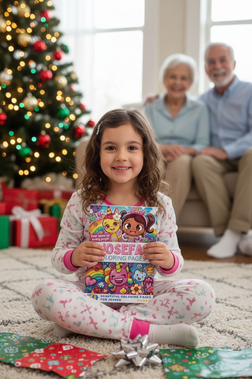 Josefa Christmas coloring pages gift