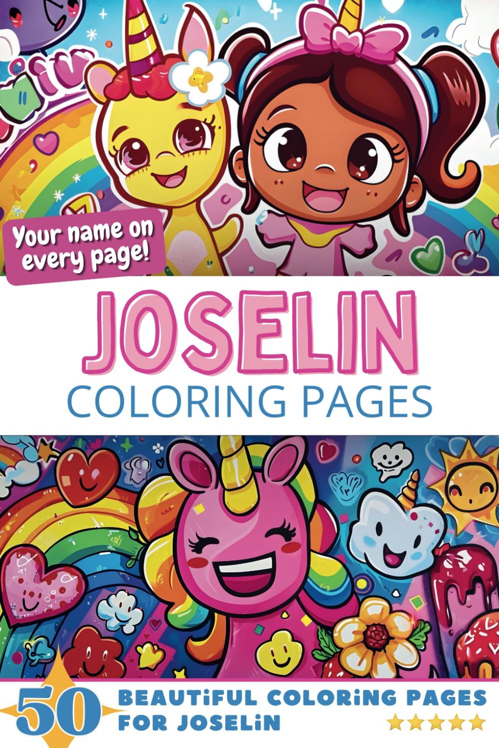 Joselin Coloring Book Cover