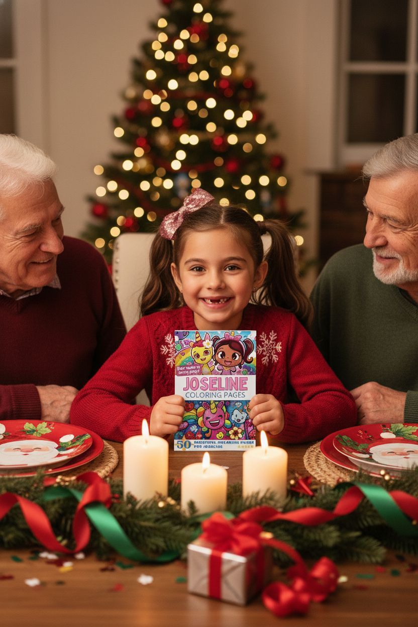 Joseline Christmas coloring pages gift