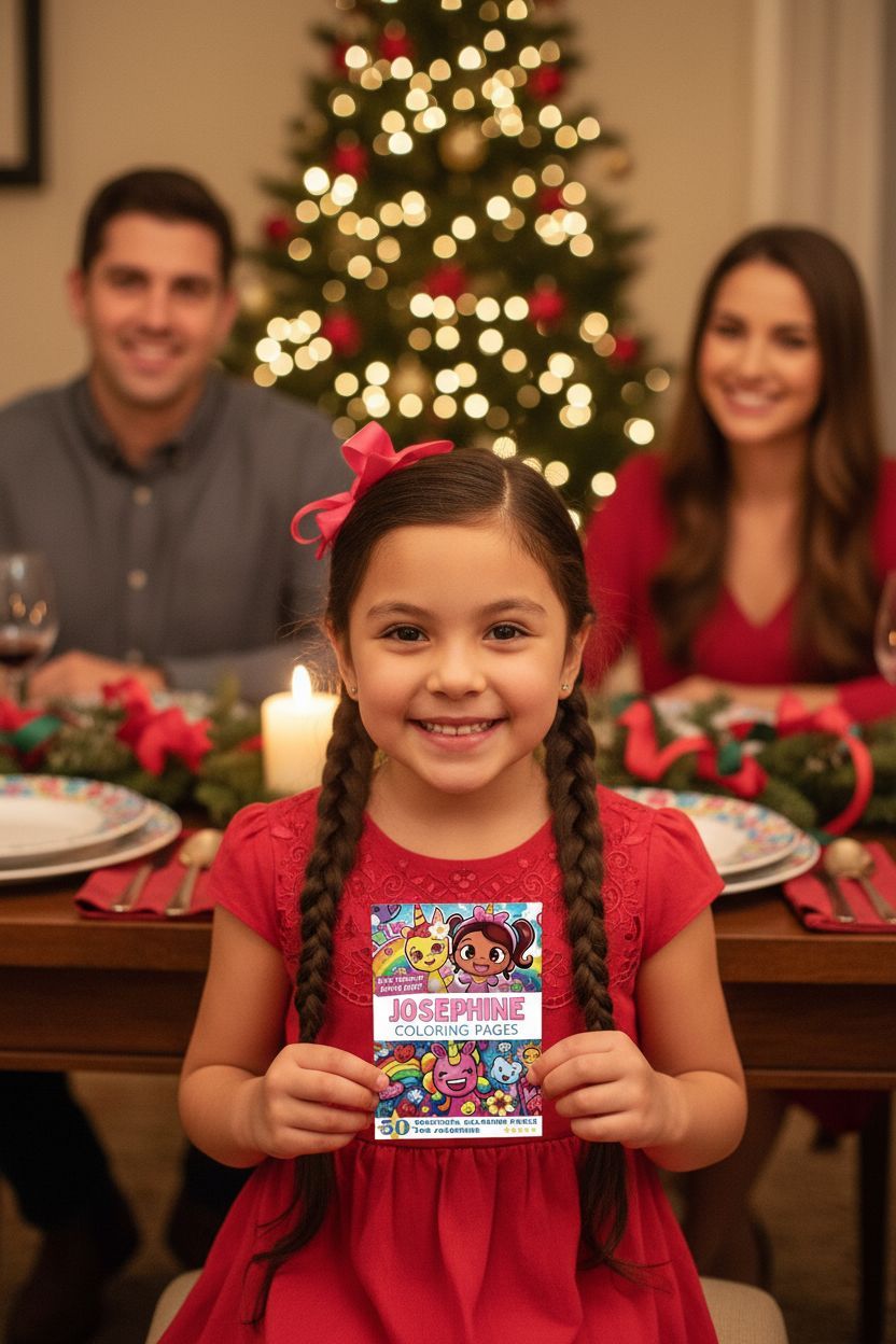 Josephine Christmas coloring pages gift