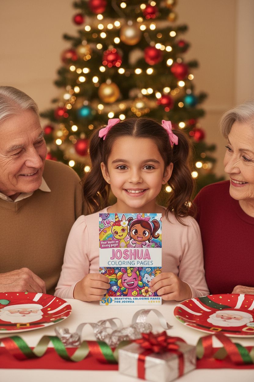 Joshua Christmas coloring pages gift