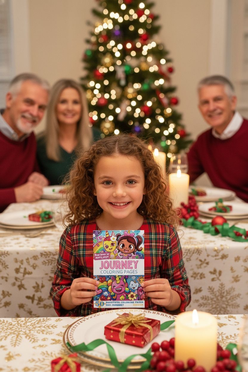 Journey Christmas coloring pages gift