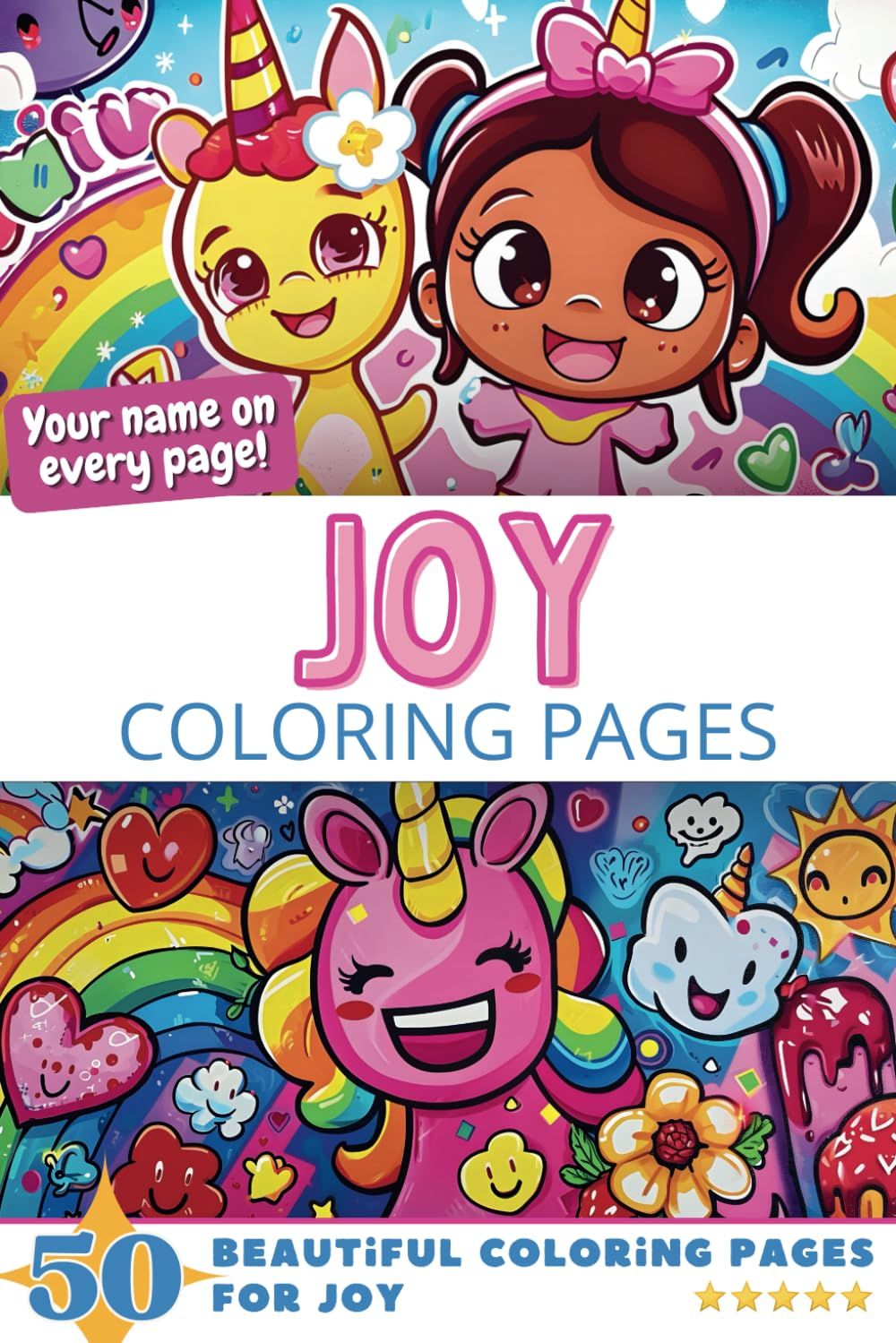 Joy Coloring Book Cover