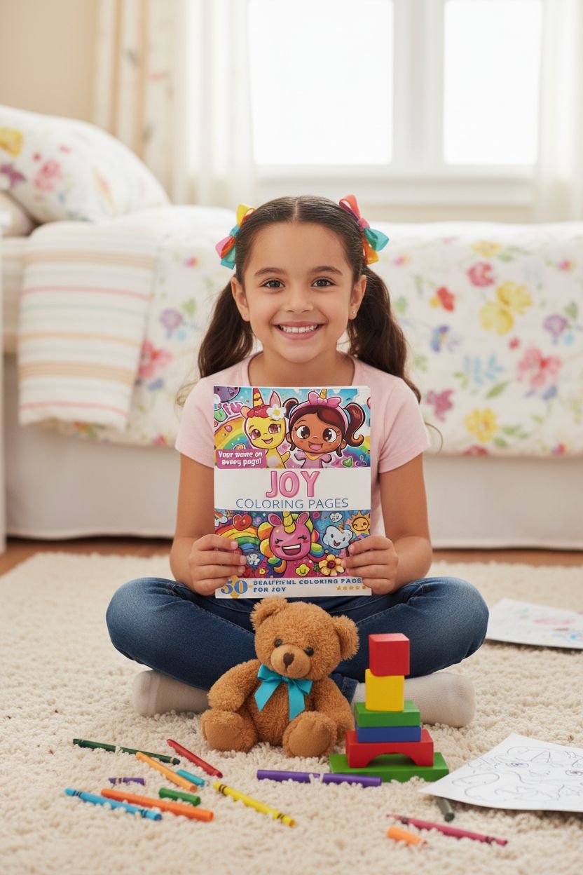 Joy personal coloring pages