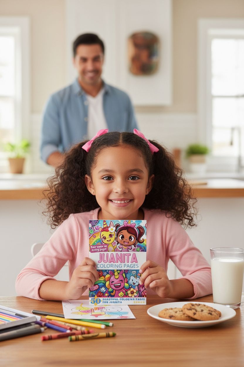 Juanita personal coloring pages