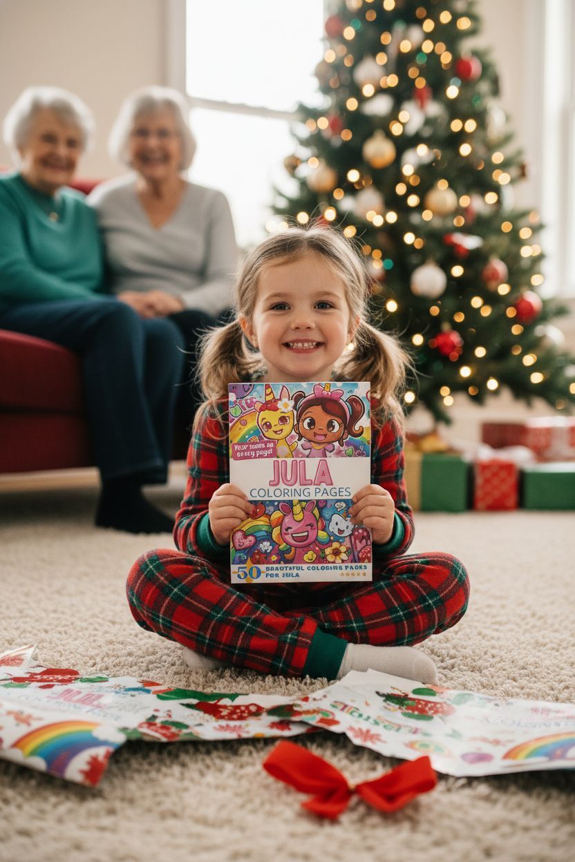 Jula Christmas coloring pages gift