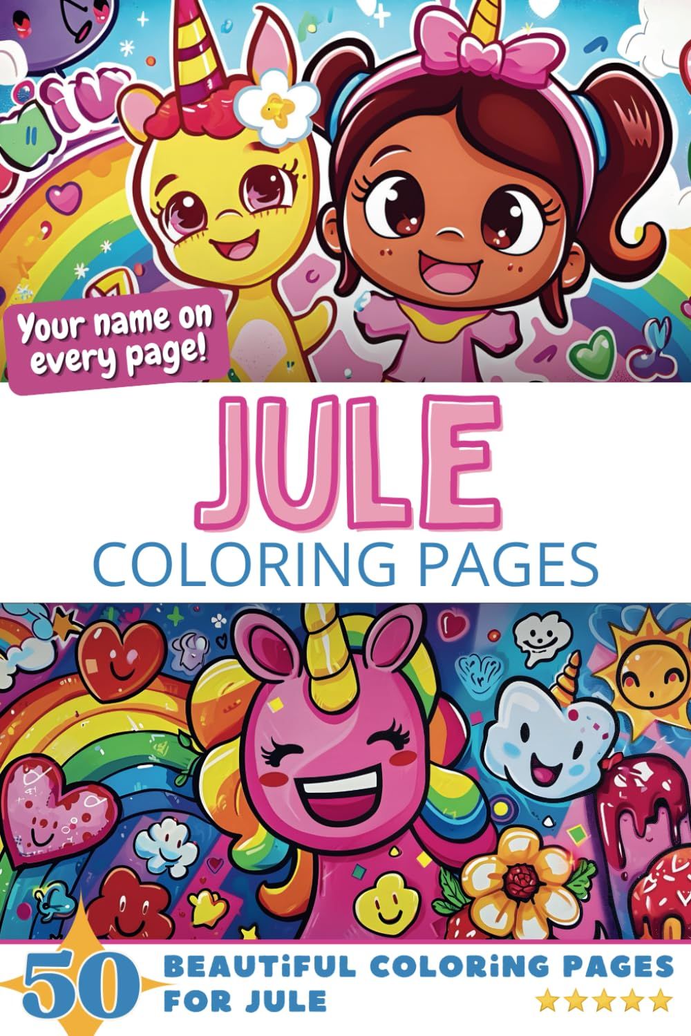 Jule Coloring Book Cover