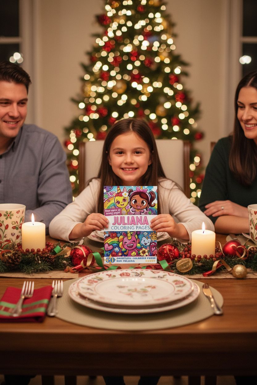 Juliana Christmas coloring pages gift
