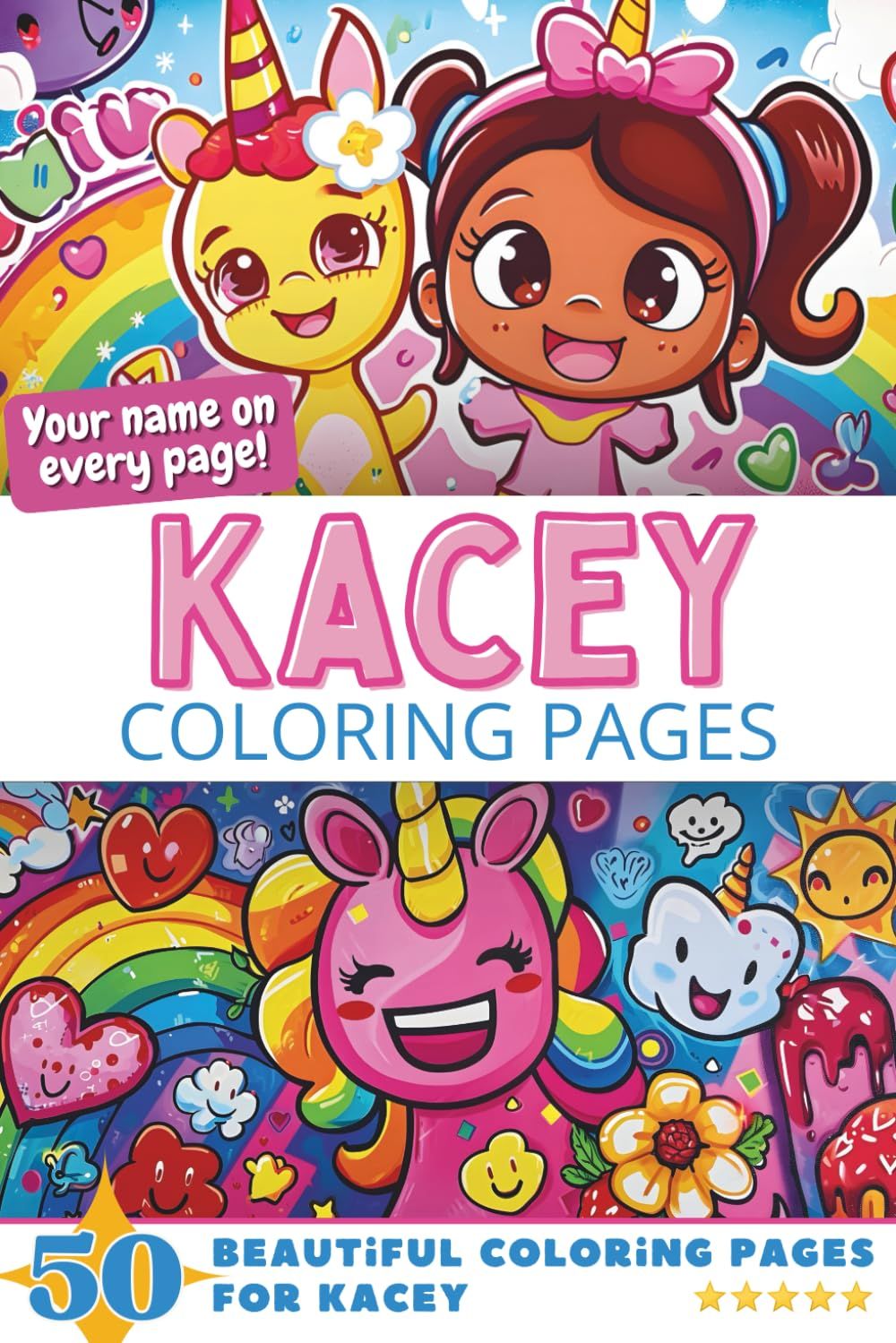 Kacey Coloring Book Cover