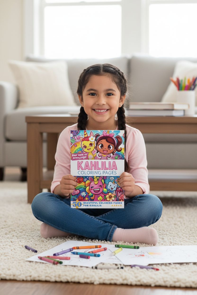 Kahlilia personal coloring pages
