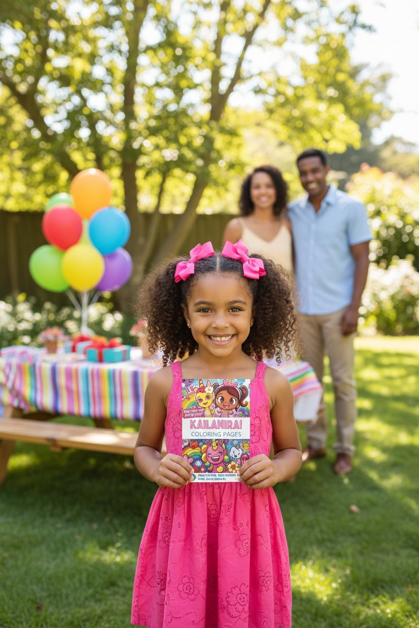 Kailanirai coloring book in use