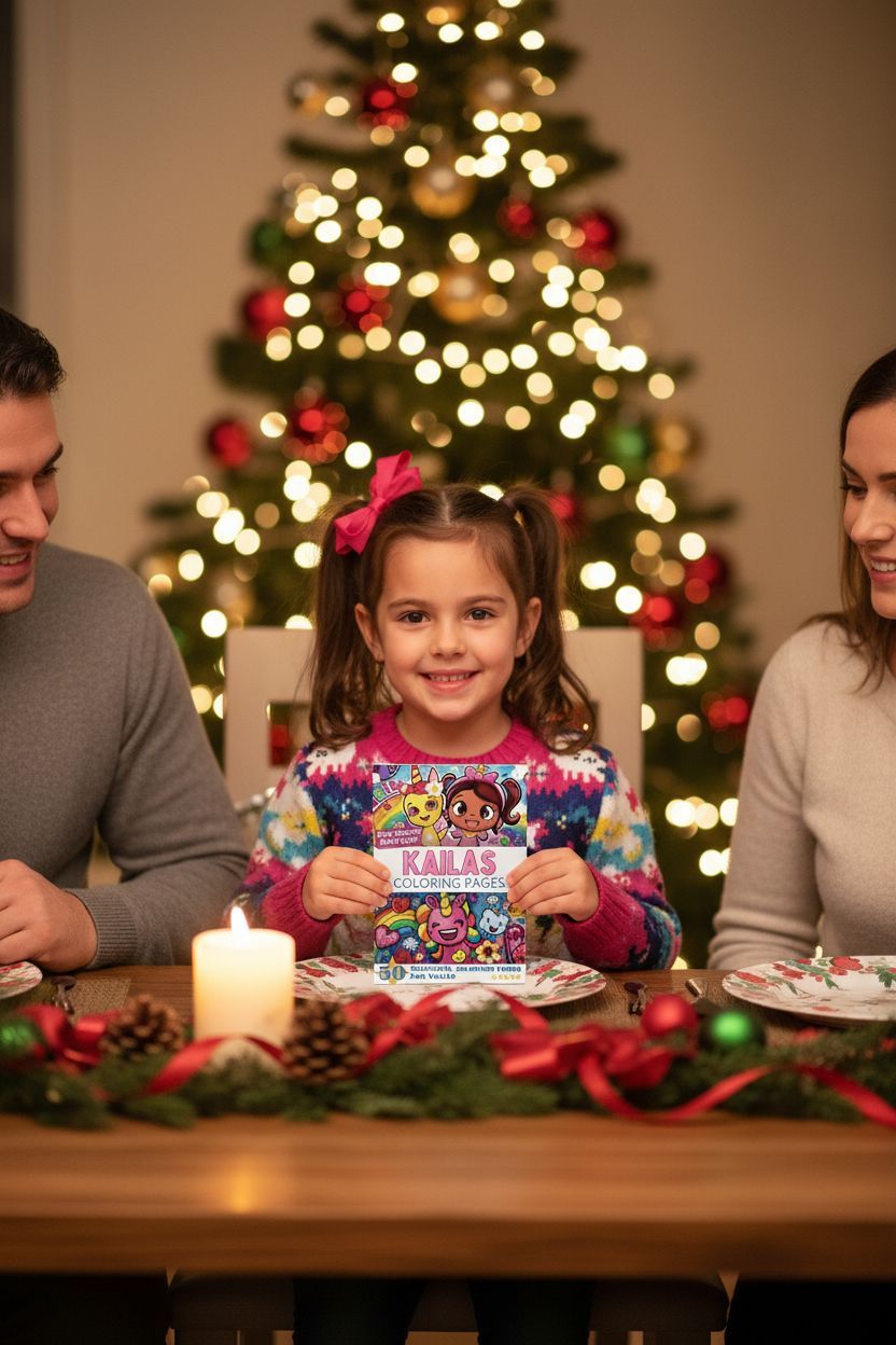 Kailas Christmas coloring pages gift