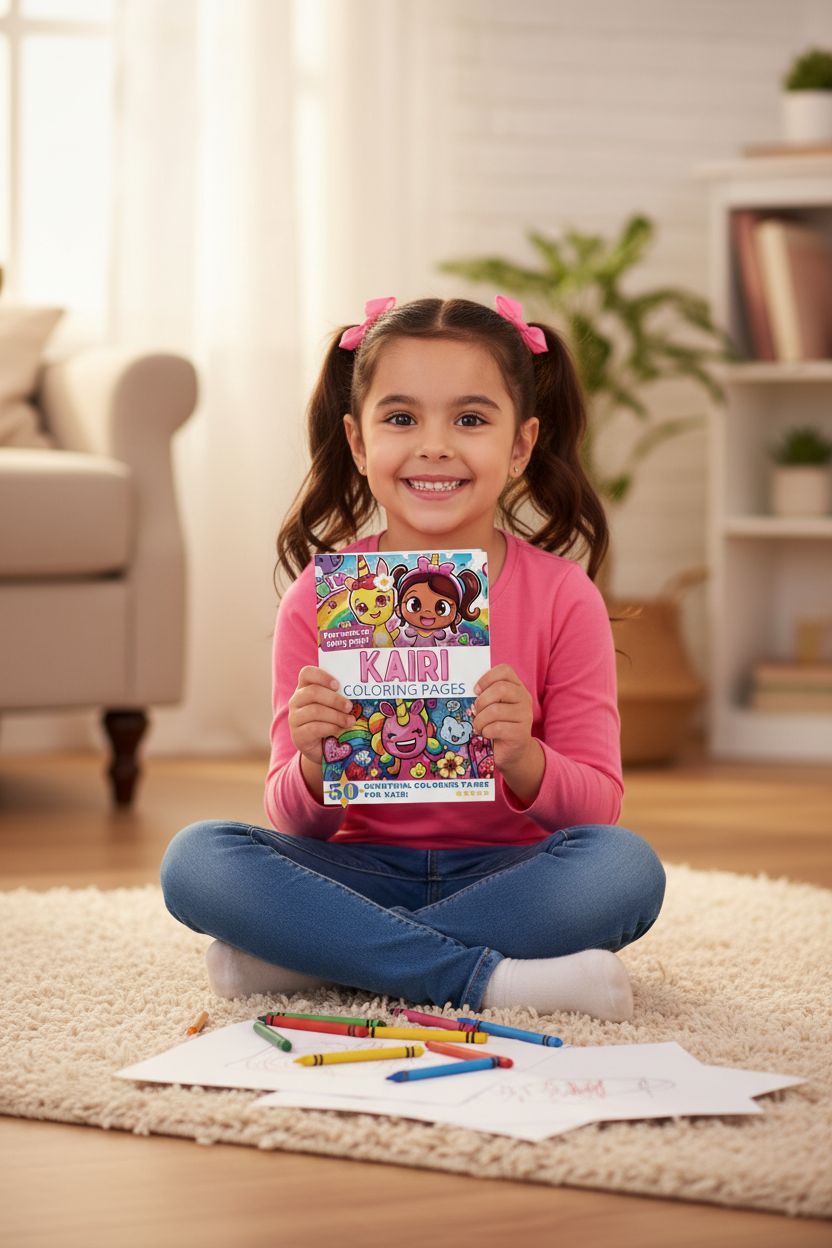 Kairi personal coloring pages