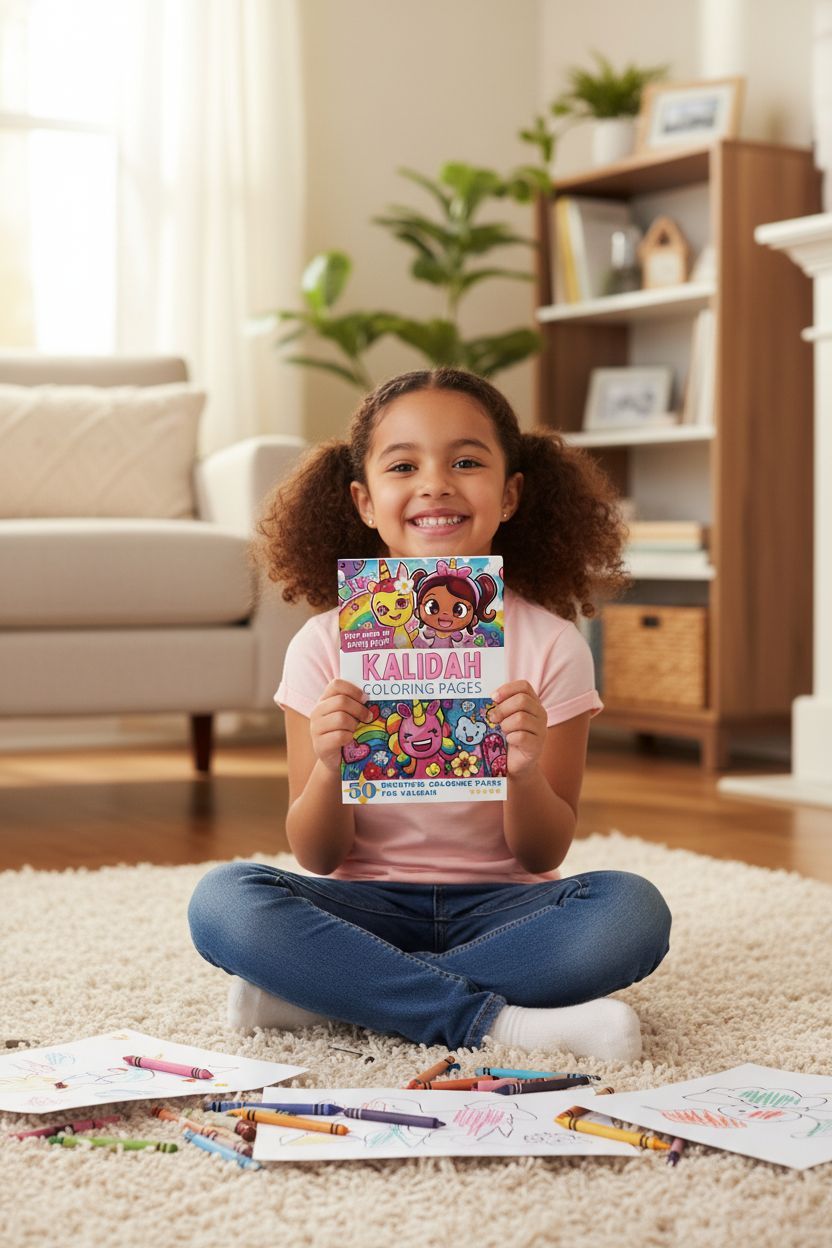 Kalidah personal coloring pages