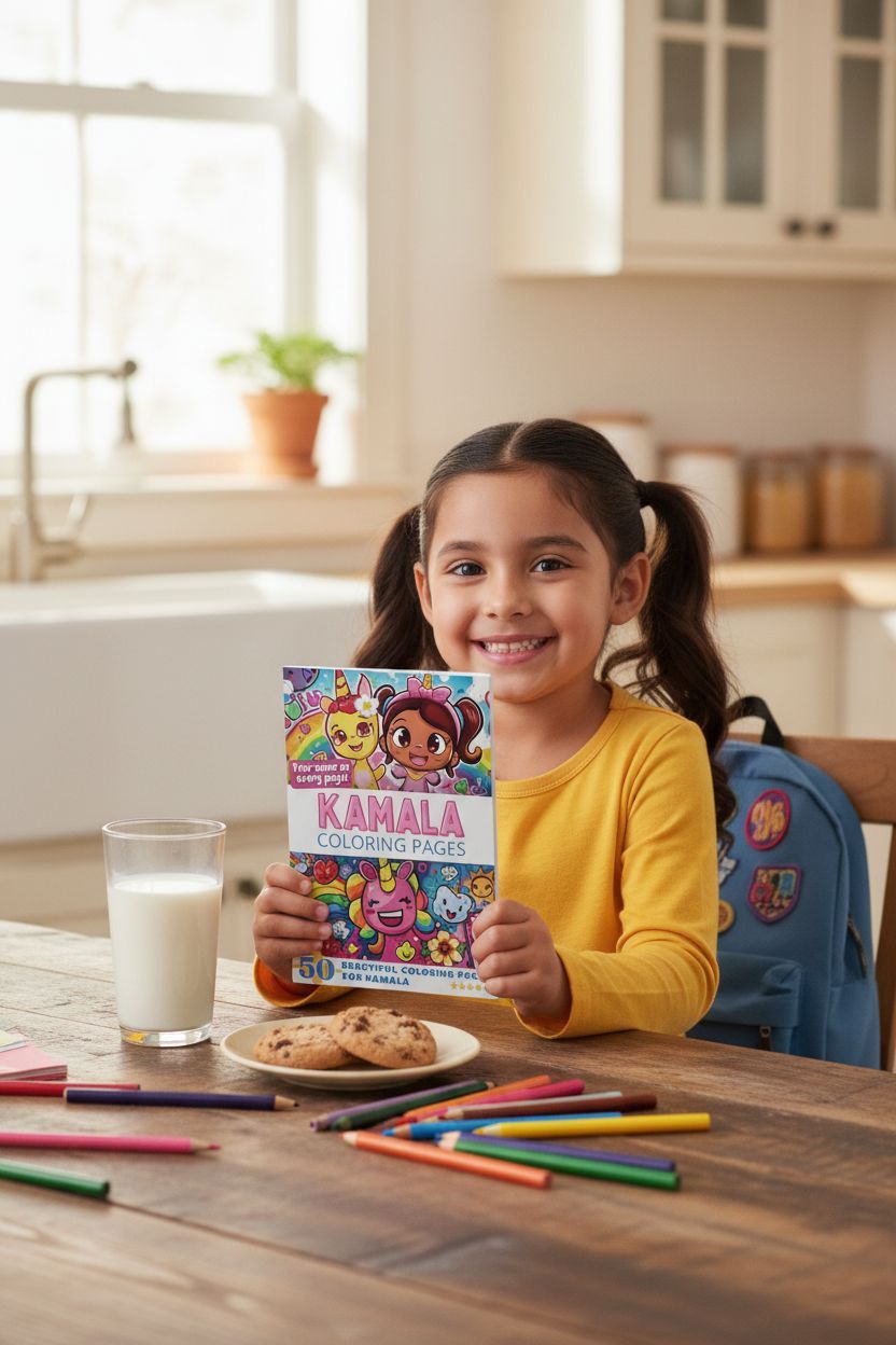 Kamala personal coloring pages