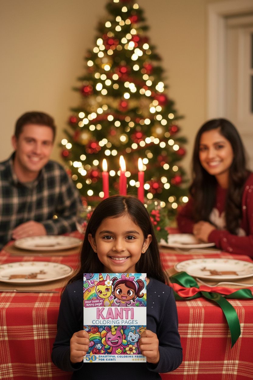 Kanti Christmas coloring pages gift