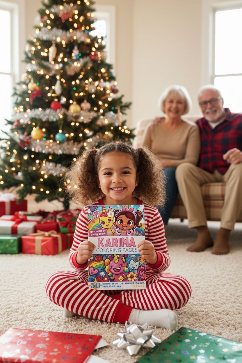 Karima Christmas coloring pages gift