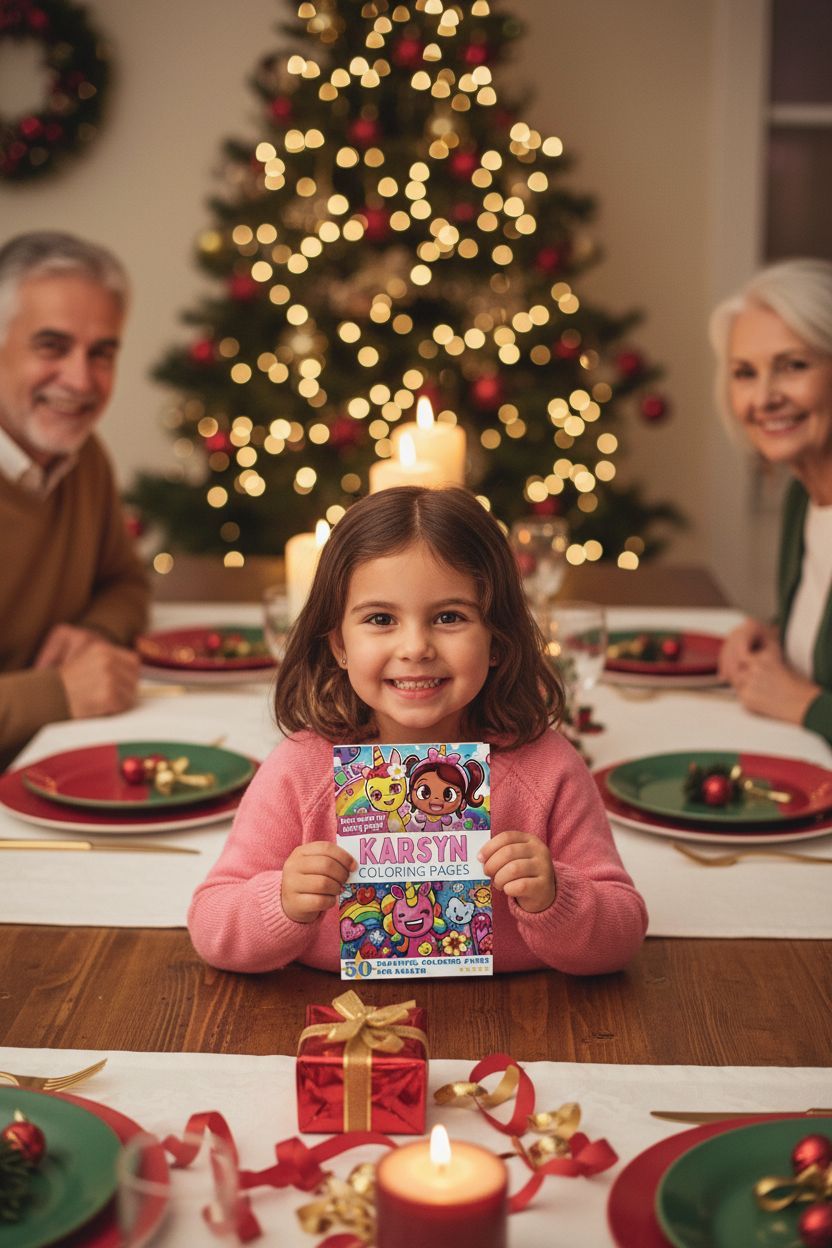 Karsyn Christmas coloring pages gift