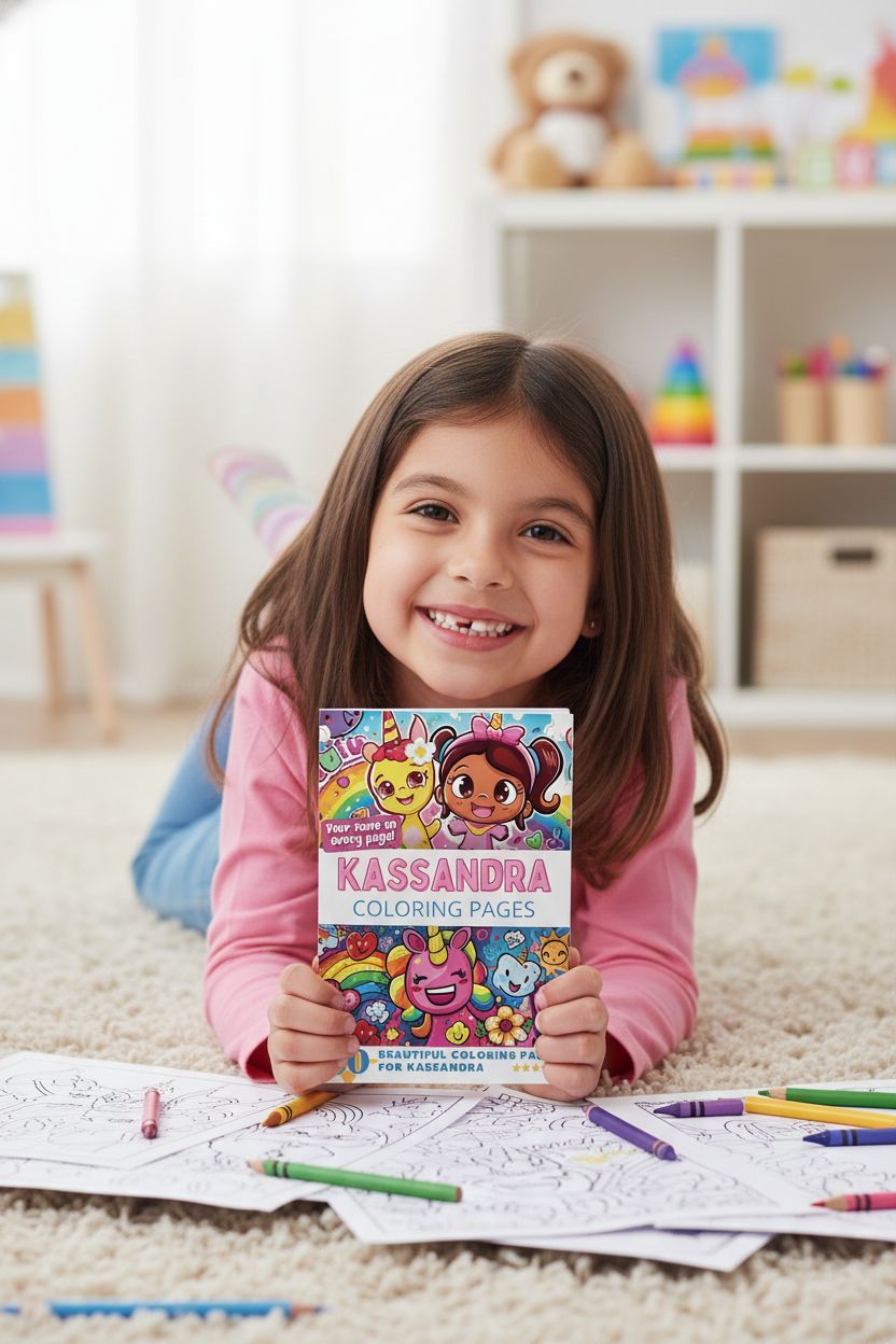 Kassandra personal coloring pages