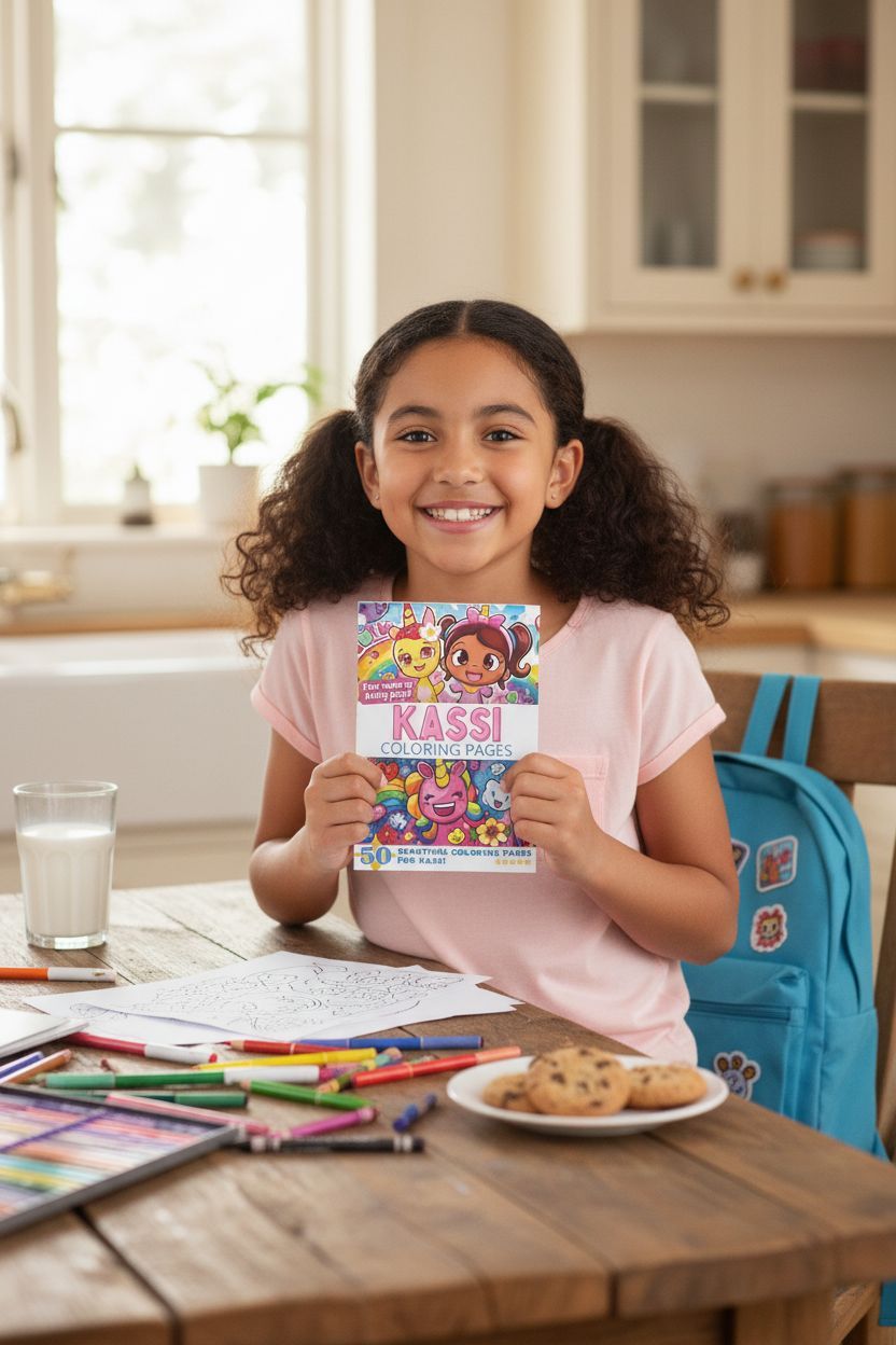 Kassi personal coloring pages