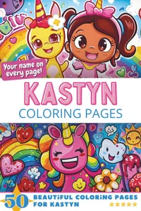 Kastyn Coloring Book Cover