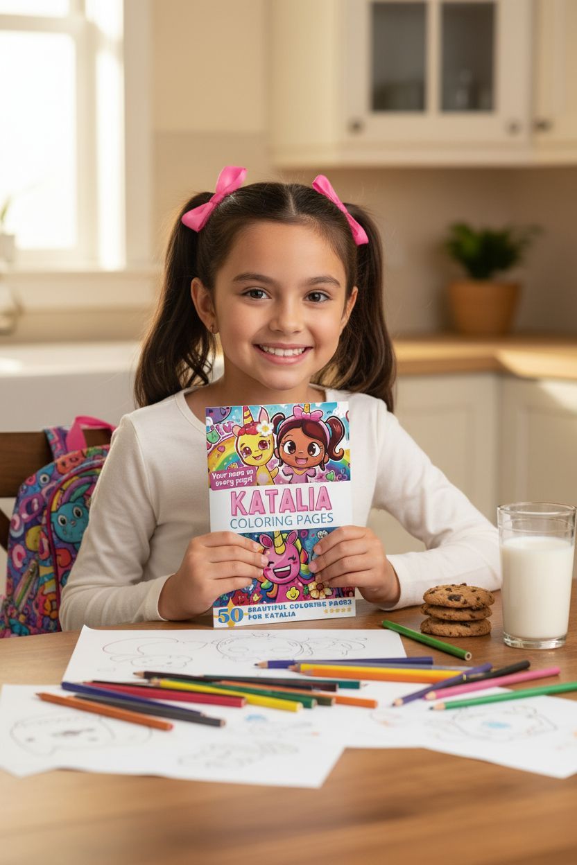 Katalia personal coloring pages