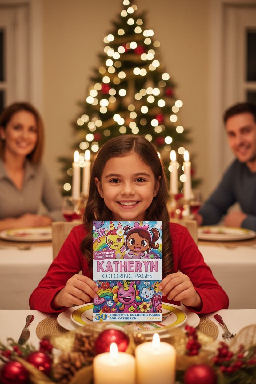 Katheryn Christmas coloring pages gift