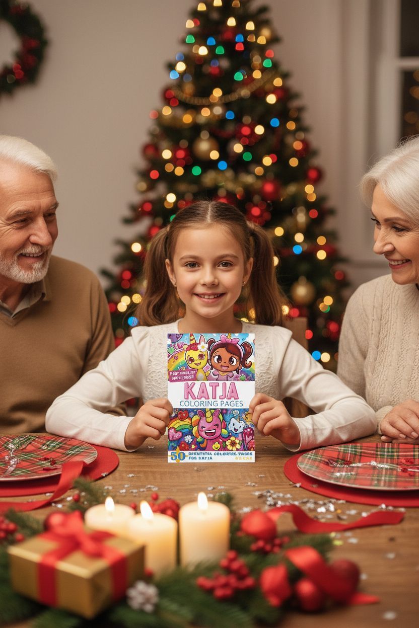 Katja Christmas coloring pages gift