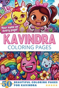 Kavindra Coloring Book Cover
