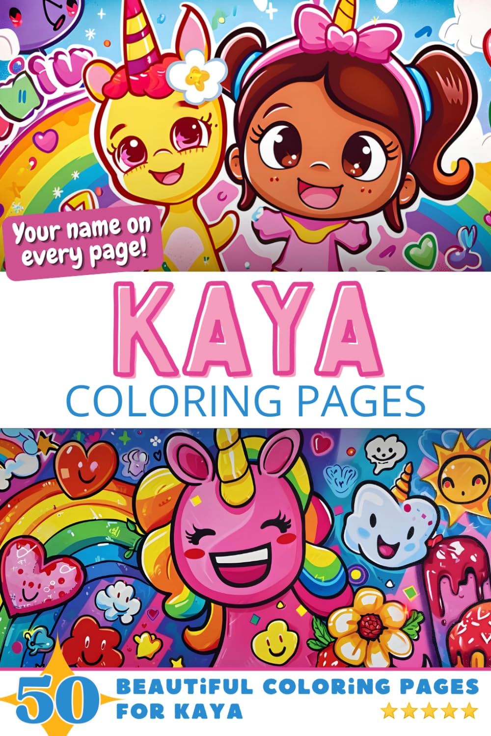 Kaya Coloring Pages Cover